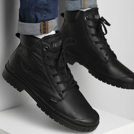 Palladium - Boots Pampa SP20 Cuff Leather 77236 Black Black