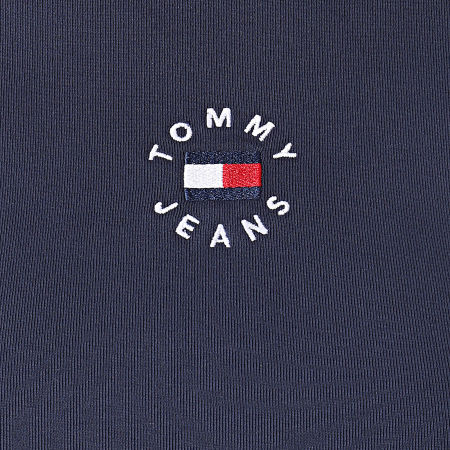 Tommy Jeans - Tee Shirt Femme Crop Baby Tiny 1231 Bleu Marine