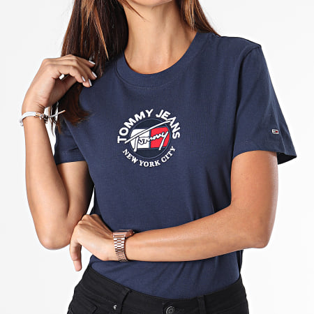 Tommy Jeans - Camiseta Regular Mujer Timeless 11235 Azul Marino