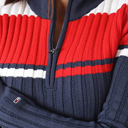 Tommy Jeans Robe Pull Femme Tricolore Colorblock 1368 Bleu Marine LaBoutiqueOfficielle
