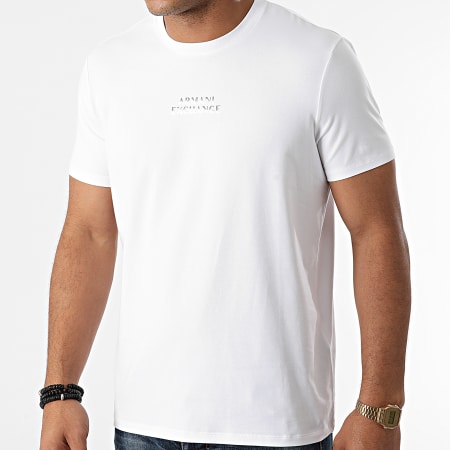 Armani Exchange - Tee Shirt 6KZTAB-ZJ5ZZ Blanc Argenté