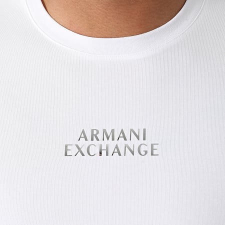 Armani Exchange - Maglietta 6KZTAB-ZJ5ZZ Bianco Argento