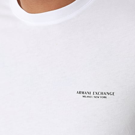 Armani Exchange - Tee Shirt Manches Longues 8NZTCH-Z8H4Z Blanc