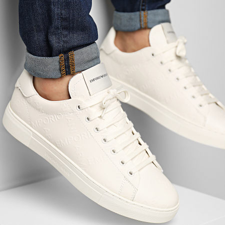 Emporio Armani - Sneakers X4X554-XM994 Bianco sporco Bianco sporco