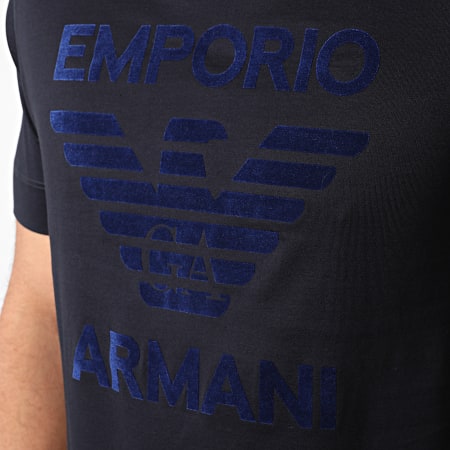 Emporio Armani - Tee Shirt 6K1TD0-1JSAZ Bleu Marine