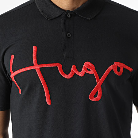 HUGO - Polo Manches Courtes 50456178 Noir