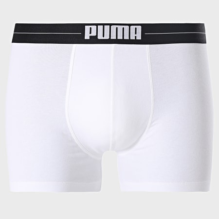 Puma - Lot De 2 Boxers Everyday Blanc Noir