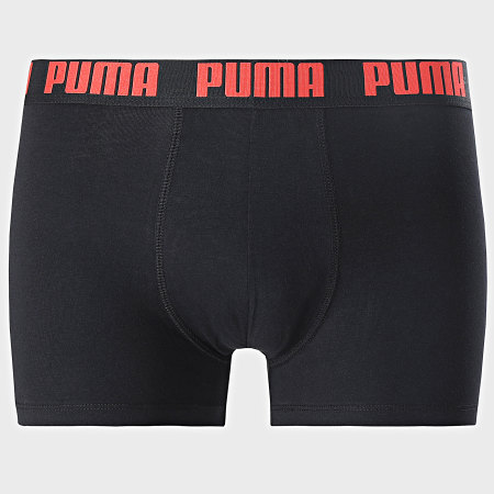 Puma - Lot De 2 Boxers Everyday Gris Chiné Noir
