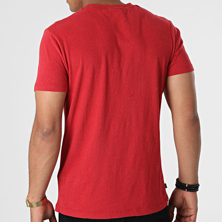 Superdry - Camiseta con bordado de logotipo vintage M1011245A Rojo
