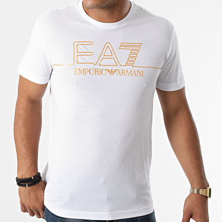 EA7 Emporio Armani - Camiseta 6KPT19-PJM9Z Oro Blanco