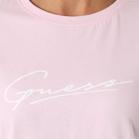 Guess - Tee Shirt Femme O1BA08 Rose