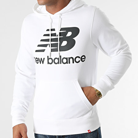 New Balance - Sweat Capuche MT03558 Blanc
