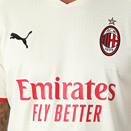 Puma - Tee Shirt De Sport AC Milan Away Replica 759127 Beige