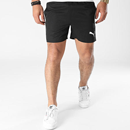 Puma - Pantalones cortos de jogging tejidos Active 586728 Negro