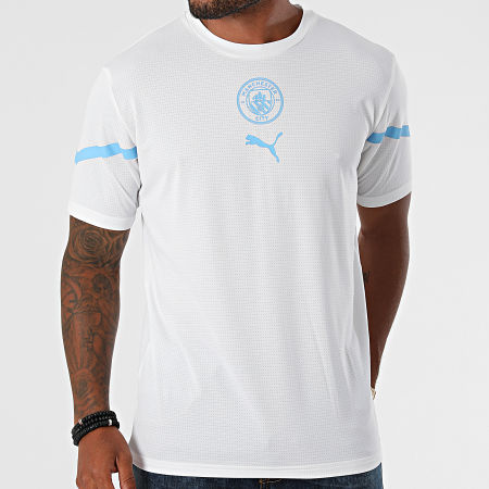 Puma - Tee Shirt De Sport Manchester City 764504 Blanc