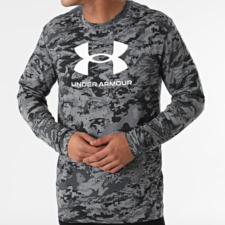 Under Armour - Tee Shirt Manches Longues UA ABC 1366466 Gris Camouflage