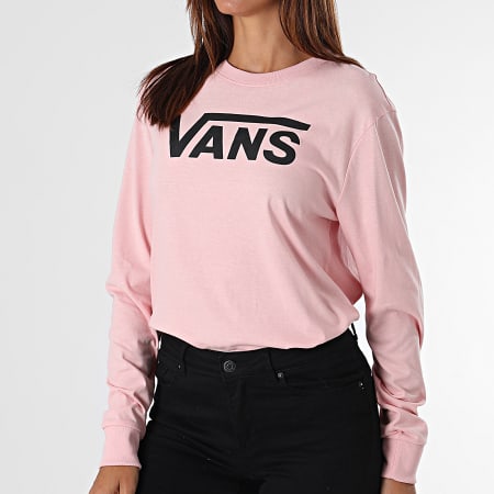 Vans - Tee Shirt Manches Longues Femme VN0A47WNZJY1 Rose