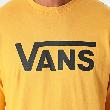 Vans - Maglietta classica a maniche lunghe 00K6H Giallo