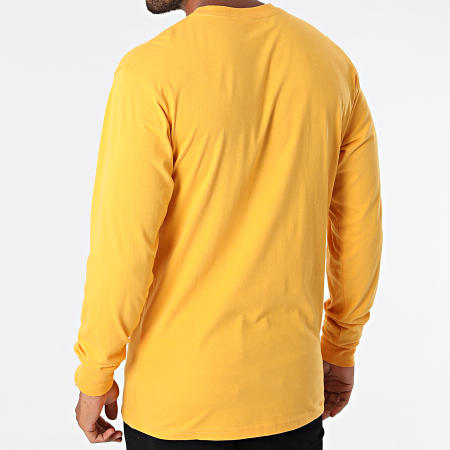 Vans - Camiseta clásica de manga larga 00K6H amarilla