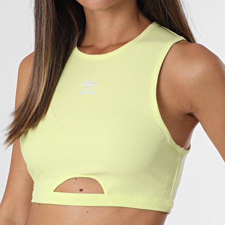Adidas Originals - Camiseta de Tirantes Corta Mujer H06614 Verde Anís
