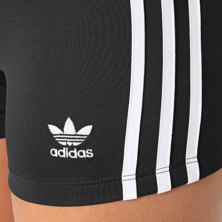 Adidas Originals - Pantaloncini combinati a righe da donna H37784 Nero