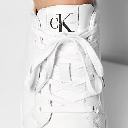 Calvin Klein - Cupsole Lace Up 0284 Blanco Negro Entrenadores