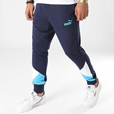 Puma - Pantalon Jogging OM 764421 Bleu Marine