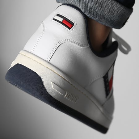 Tommy Jeans - Baskets Cupsole Logo 0810 White