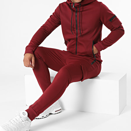 Zayne Paris Ensemble De Survetement TX 670 Bordeaux Ryses