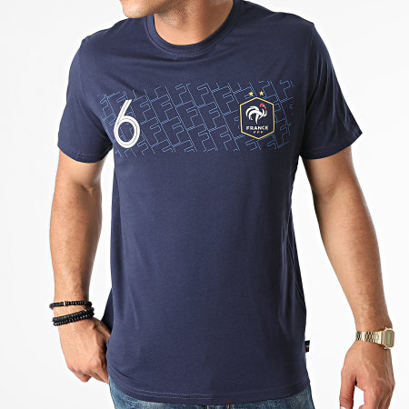 FFF - Tee Shirt Pogba Bleu Marine