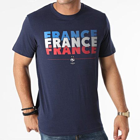 FFF - Tee Shirt F21001C Bleu Marine