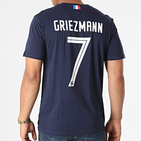 FFF - Tee Shirt Player Griezmann N7 Bleu Marine