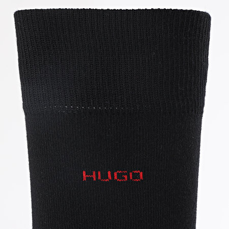 HUGO - Lot De 2 Paires De Chaussettes 50448250 Noir