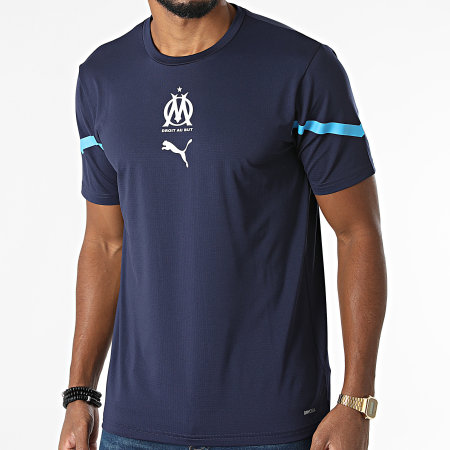 Puma - Tee Shirt De Sport OM 759533 Bleu Marine