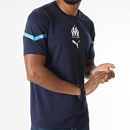 Puma - Tee Shirt De Sport OM 759533 Bleu Marine