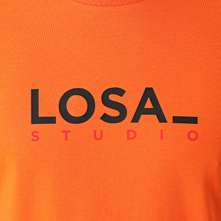 Bramsito - Maglietta Losa Studio Arancione Nero