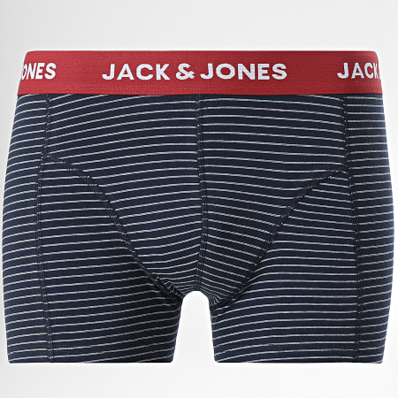Jack And Jones - Set di 3 boxer Peter blu navy nero