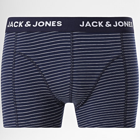 Jack And Jones - Lot De 3 Boxers Peter Bleu Marine Noir