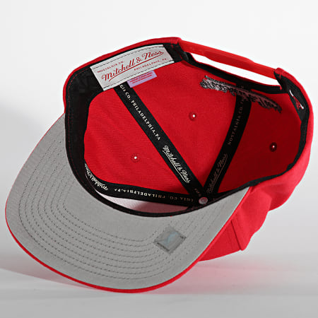 Mitchell and Ness - Casquette Snapback Team Heather Chicago Bulls Rouge