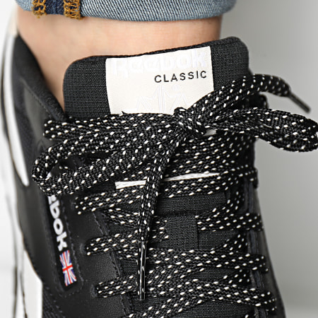 Reebok - Baskets Classic Leather H67950 Core Black Stucco Footwear White