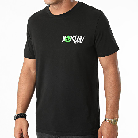 Seth Gueko - Camiseta Barlou Verde Neón Negro