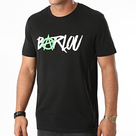 Seth Gueko - Camiseta Barlou Pecho Neón Verde Negro
