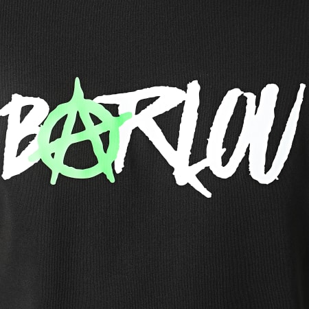 Seth Gueko - Maglietta Barlou Chest Verde Neon Nero