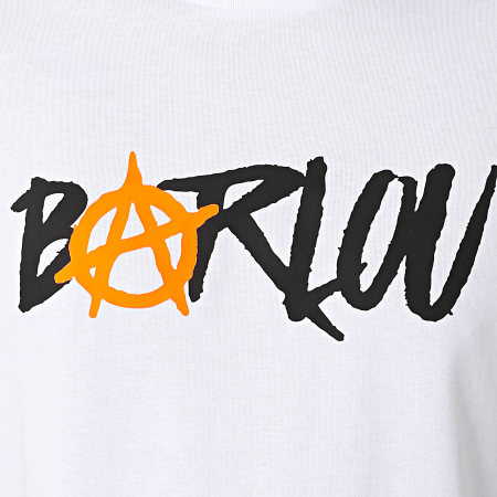 Seth Gueko - Camiseta Pecho Neón Naranja Blanco