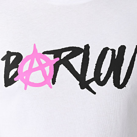 Seth Gueko - Tee Shirt Barlou Neon Pink Blanc