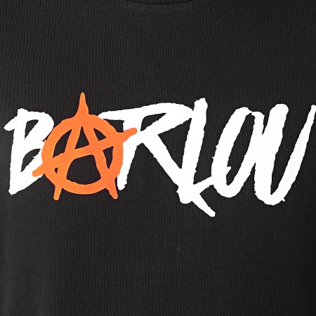 Seth Gueko - Camiseta Barlou Pecho Neón Naranja Negro