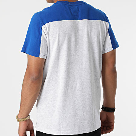 Superdry - Camiseta M1011256A Gris Jaspeado Azul Real