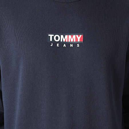 Tommy Jeans - Felpa grafica Entry con girocollo 1627 Navy