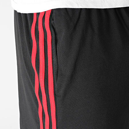Adidas Sportswear - Short Jogging A Bandes 3 Stripes GV6357 Noir