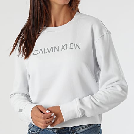 Calvin Klein - Sweat Crewneck Femme W312 Blanc